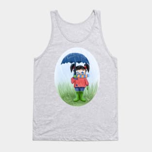 LITTLE GIRL WITH UMBRELLA Tank Top